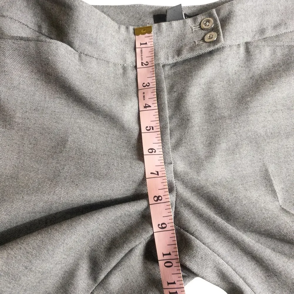 White House Black Market Gray Bootcut Dress Pants Size 8S
